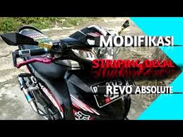 Modifikasi revo subscribe 👍👍👍#modifikasirevo #jarijari #decal Revo Abs Striping Thailook Guys By Riyan Alfani07