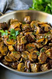 Beef Tips With Mushroom Gravy Recipe Steak Tips Beef Steak Mushrooms Gravy Comfortfood Dinner Dinne In 2020 Beef Steak Recipes Beef Dinner Beef Tips And Gravy
