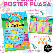 Download the perfect ramadan pictures. Jual Poster Anak Ramadhan Poster Puasa Kab Tuban Salsabila Collection Tokopedia