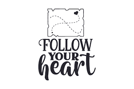 Download Follow Your Heart Svg Cut File By Creative Fabrica Crafts Creative Fabrica PSD Mockup Templates