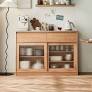 gabinete lateral moderno de madera from es.linsyhomefurniture.com