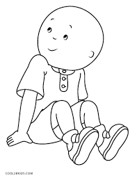 Printable princess coloring pages free funycoloring. Caillou Color Pages Free Coloring Library