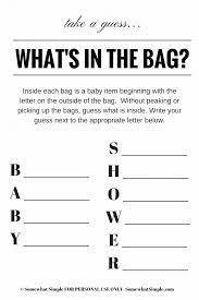Printable Baby Shower Game Idea Printable Baby Shower Games Simple Baby Shower Baby Shower Printables