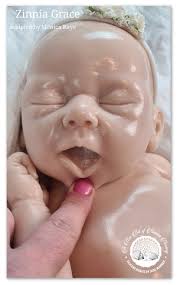 Zinnia Grace Full Body Un Painted Silicone KIT Sculpted by Monica Kaye