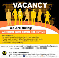 The candidate must be flexible to meet. We Are Hiring We Ve Looking For A L Audio Station Sdn Bhd Facebook
