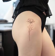 Tattoo Uploaded By Kathy Fine Line Flower 1453986 Tattoodo