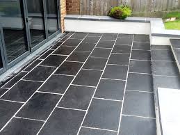 Time to turn the attention to those wall areas. Natural Slate Patio Stripped Treated For Grout Haze And Sealed Stone Cleaning And Polishing Tips For Slate Floors