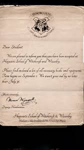 To start with i am offering my acceptance letter and 1st year supply list to you. Hogwarts Acceptance Letter Album On Imgur