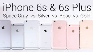 The iphone 6 and iphone 6 plus are available in similar colors, and below, we walk you through each color option and help you decide. Iphone 6s Plus Unboxing Color Comparison Rose Gold Silver Gold Space Gray Youtube