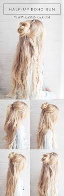 Half up half down hairstyles for brides are easy to make and look amazing. 12 Easy Step By Step Summer Hairstyle Tutorials For Beginners 2017 Modern Fashion Blog