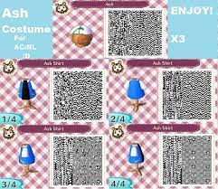 Animal Crossing Ash Costume Qr Codes By Puppybroaustin Deviantart Com On Deviantart Animal Crossing Qr Codes Animal Crossing New Leaf Qr Codes