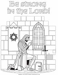 Coloring Sunday School Coloring Pages Sunday School Object Lessons Knight