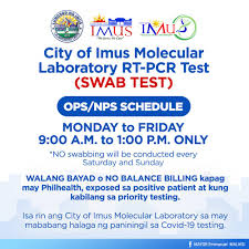 City Of Imus Molecular Laboratory Rt Pcr City Government Of Imus Facebook