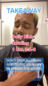 Understanding 1 Corinthians 3:6-8 Daily Bible Reading