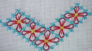 Punto de cruz es, point de croix fr, kreuzstich de, punto croce it, ponto cruz pt, korsstygn sv. Hand Embroidery Gingham Chicken Scratch Embroidery Youtube