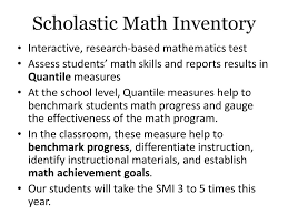 Ppt Scholastic Math Inventory Powerpoint Presentation