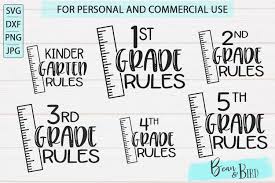 Download Kindergarten 5th Grade Rules Svg Set Graphic By Jessica Maike Creative Fabrica PSD Mockup Templates