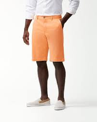 Maybe you would like to learn more about one of these? Tommy Bahama Cotton Boracay 12 Inch Chino Shorts In Orange For Men Lyst