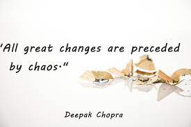 all great changes are preceded by chaos place card holders change wisdom