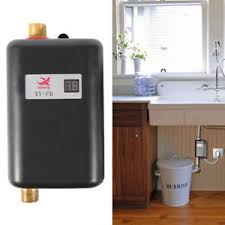 Elektrische wasserhahn küche bad waschbecken sofortiger durchlauferhitzer 3000w. Mini Elektrischer Durchlauferhitzer Bad Kuche 3400w Tankless Warmwasserbereiter Ebay