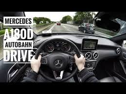 Mercedes Benz A180d 2017 Pov Drive On German Autobahn Youtube
