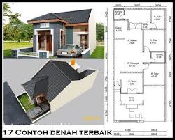 Denah rumah minimalis 3 kamar ukuran 610 desain rumah modern via rumah.dapurindonesia.web.id. Desain Rumah Minimalis 3 Kamar Ukuran 7x10 Supplier Bata Ekspos