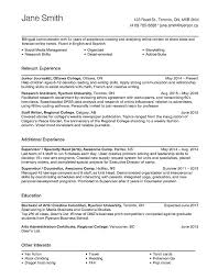 Pick from 8+ free resume templates. Sample Resumes Creative Industries Ryerson University