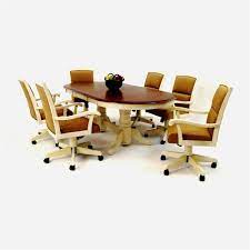 Black metal kitchen chairs with wood seat cooler cushion mastercraft. Dinette Sets With Caster Chairs You Ll Love In 2021 Visualhunt