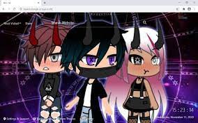 Gacha Life Wallpaper Hd Background Theme Chrome New Tab In 2021 Wallpaper Hd Backgrounds Anime Style