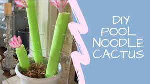 There are oodles of ideas around on the internet, and i. How To Make A Cactus From A Pool Noodle Easy Dollar Tree Diy 6 Decor Youtube