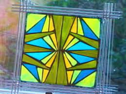 The frame was constructed using the copper foil technique. How To Make Mosaic Stained Glass Art Hgtv