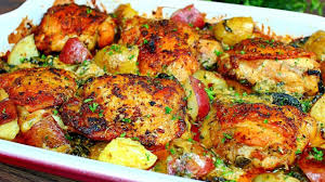 Creamy Garlic Butter Chicken And Potatoes Recipe Easy Chicken And Pota Easy Chicken And Potato Recipe Easy Potato Recipes Garlic Butter Chicken