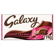 Galaxy Cookie Crumble Chocolate Bar 114g (Imported) - Buy Online in India  at CHOCOLIZ.COM