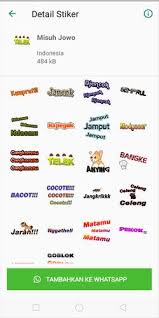 Yang merupakan aplikasi chatting terbaik hingga saat ini, yang banyak sekali digunakan oleh kalangan di indonesia disertai dengan fitur yang memudahkan kalian untuk berkomunikasi. Stiker Wa Javanese For Android Apk Download