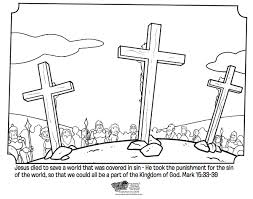 Jesus On The Cross Bible Coloring Pages What S In The Bible Bible Coloring Pages Easter Coloring Pages Bible Coloring