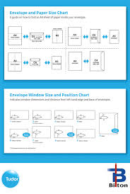 Envelope Paper Size Chart Bilton Graphics