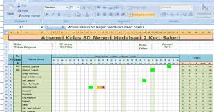 Download format absen harian dan bulanan doc dan excel. Download Aplikasi Absensi Siswa Sd Ada Grafiknya Sekolahdasar Net