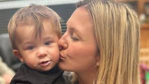 Hayley Holt's joint birthday celebration with 1-year-old son Raven