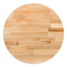 Table Tops Hard Maple Blended Butcher Block Table Top Round With Jointed Edge Grain Constructio Butcher Block Tables Butcher Block Butcher Block Table Tops