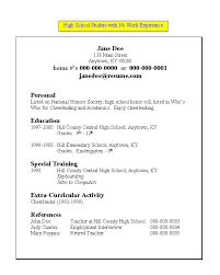 Resume format for teenager sasolo annafora co. Free Resume Templates No Work Experience Experience Freeresumetemplates Resume Templat High School Resume High School Resume Template Resume No Experience