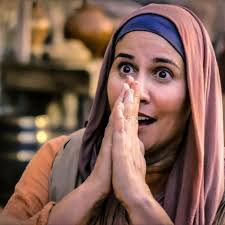 James' and John's mother reacts to meeting Jesus in episode 6. Seems about  right.