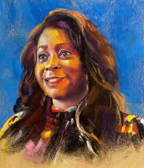 Resurrecting an old acrylic with soft pastels