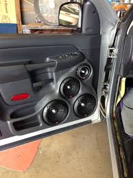 Custom Door Panels For Dodge Truck Earcandy Custom Car Audio Car Audio Installation Car Console