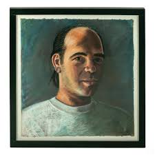 Sold at Auction: Dan McCleary, Dan McCleary (b.1952) Chuck Bulot Pastel  Portrait