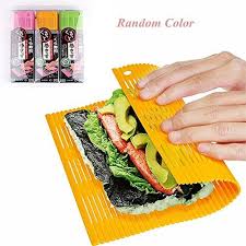 Shuxy Non Stick Tapis Roulant De Sushi Rouleau A Sushi Sushi Diy Kit De Fabrication De Sushis En Plastique Japonais 118 L X98 W Coule Sushi Tapis Roulant Diy