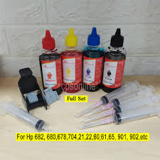 Refill ink cartridges yourself by following these 4 easy steps. Hp Ink Cartridge Refill Tools Full Set Special For Hp 682 680 678 704 21 22 60 61 65 901 902 Etc Shopee Malaysia