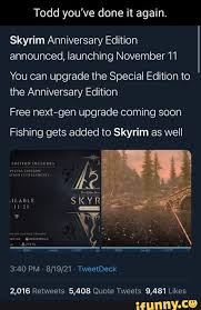 It was most recently remastered for playstation 4 and xbox one in 2016 when skyrim celebrated its fifth anniversary. Bxmsdprhikcqem