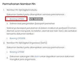 Masukkan nombor pin dan nombor ic. Cara Permohonan Nombor Pin Untuk E Filing Secara Dalam Talian Tidak Perlu Ke Kaunter Lhdnm My Media