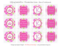 Little Princess Baby Girl Shower Favor Tags Cupcake Toppers Printable Just Click Print Online Store Powered By Storenvy