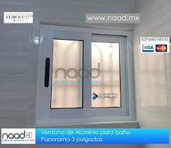 Ventana Corrediza De Aluminio Para Bano Naad